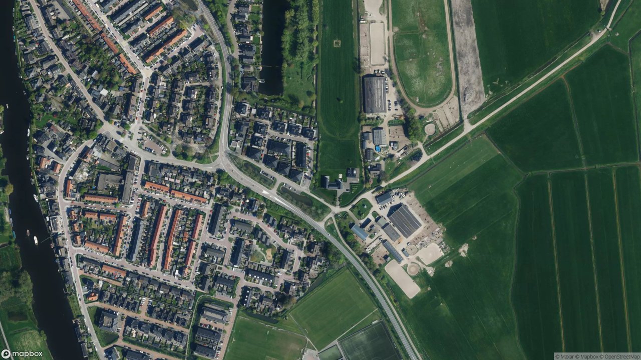 Satellietfoto 1394AB Nederhorst den Berg