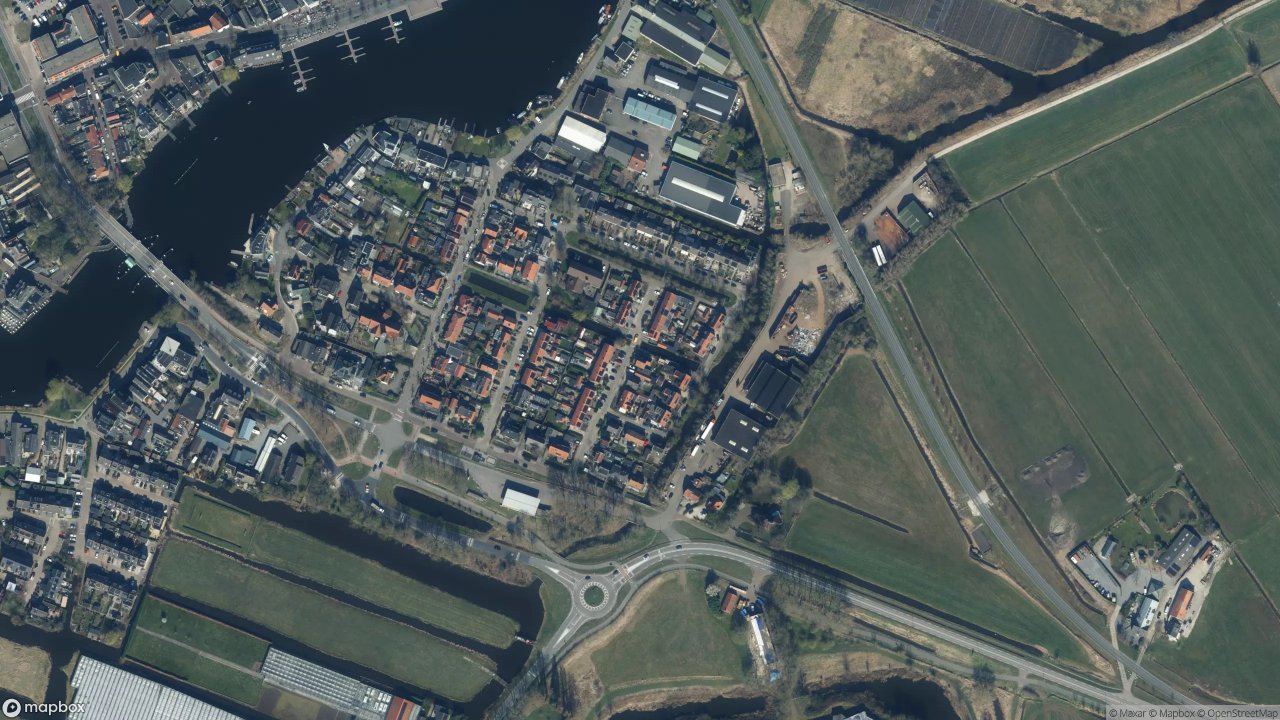 Satellietfoto 1427AH Amstelhoek