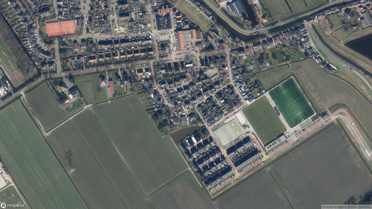 Satellietfoto 1456AD Wijdewormer