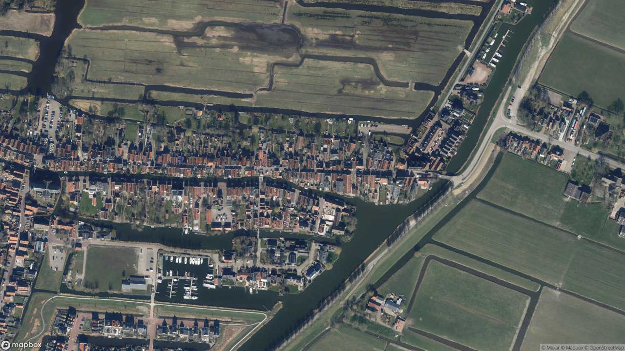 Satellietfoto 1483AD De Rijp