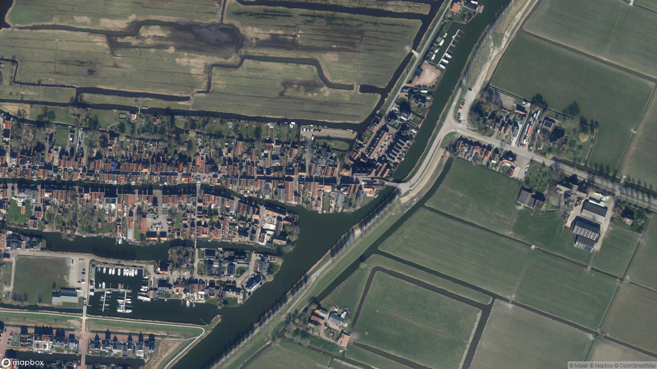 Satellietfoto 1483AE De Rijp