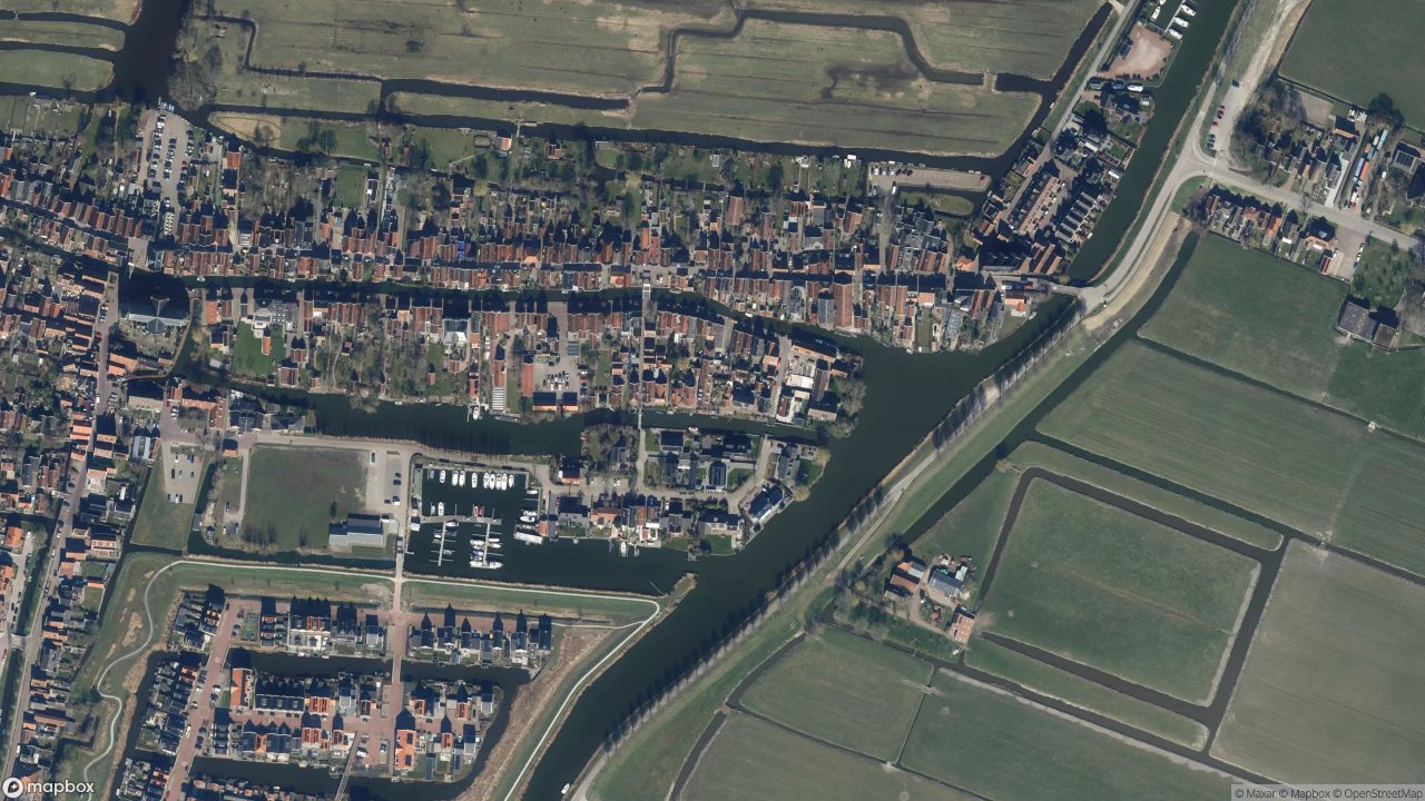 Satellietfoto 1483AK De Rijp