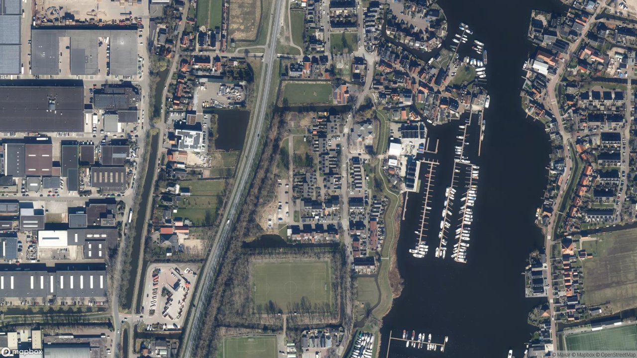 Satellietfoto 1525PA Westknollendam