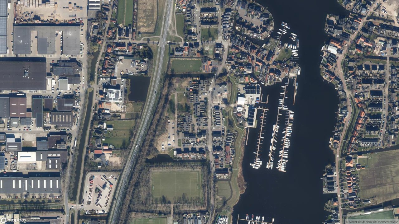 Satellietfoto 1525PB Westknollendam