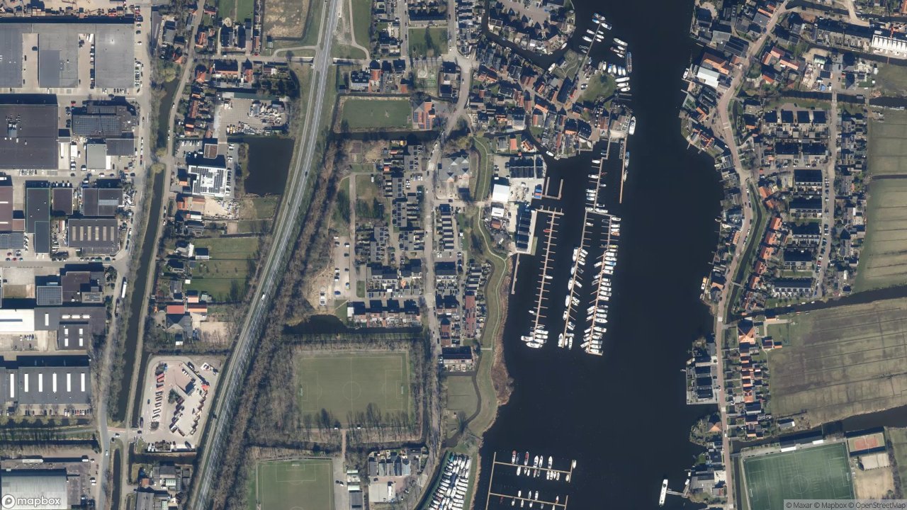 Satellietfoto 1525PC Westknollendam