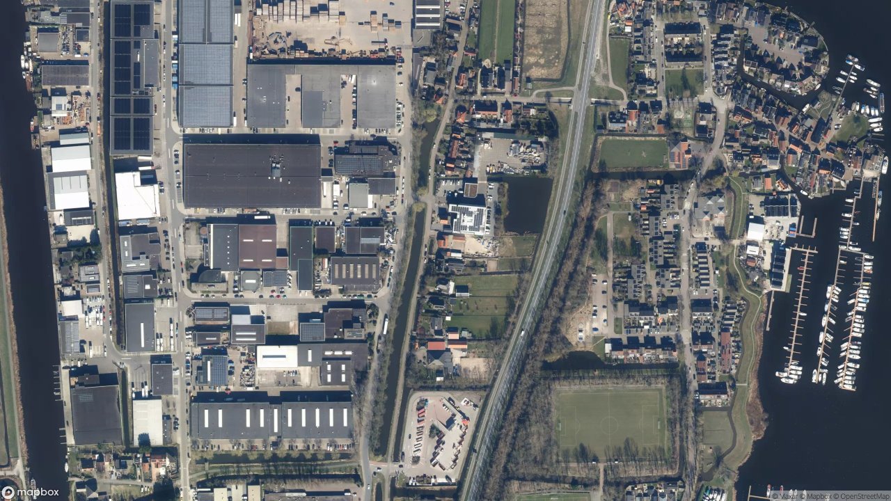 Satellietfoto 1525PT Westknollendam