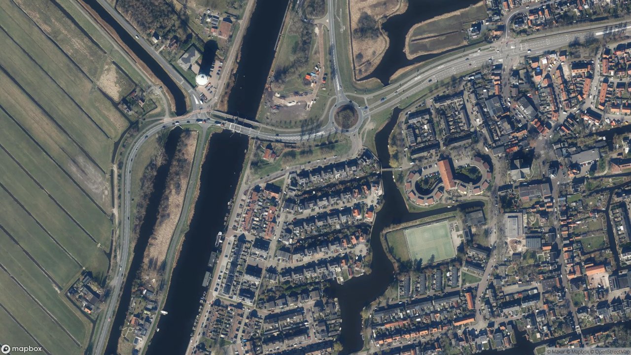 Satellietfoto 1551AS Westzaan