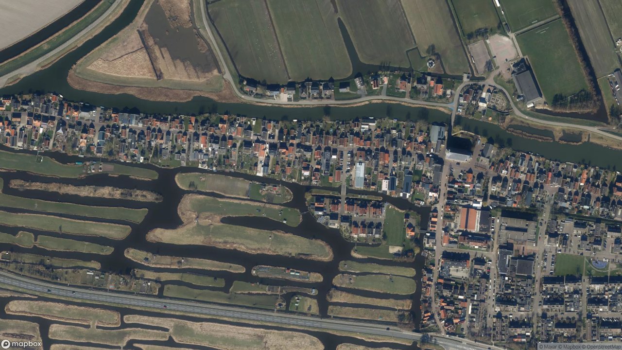 Satellietfoto 1636VN Schermerhorn