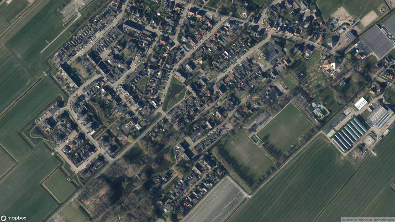 Satellietfoto 1654KG Benningbroek