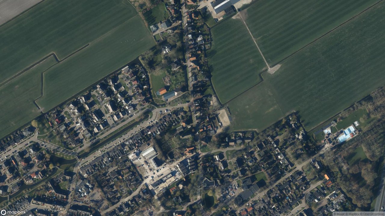 Satellietfoto 1657AC Abbekerk
