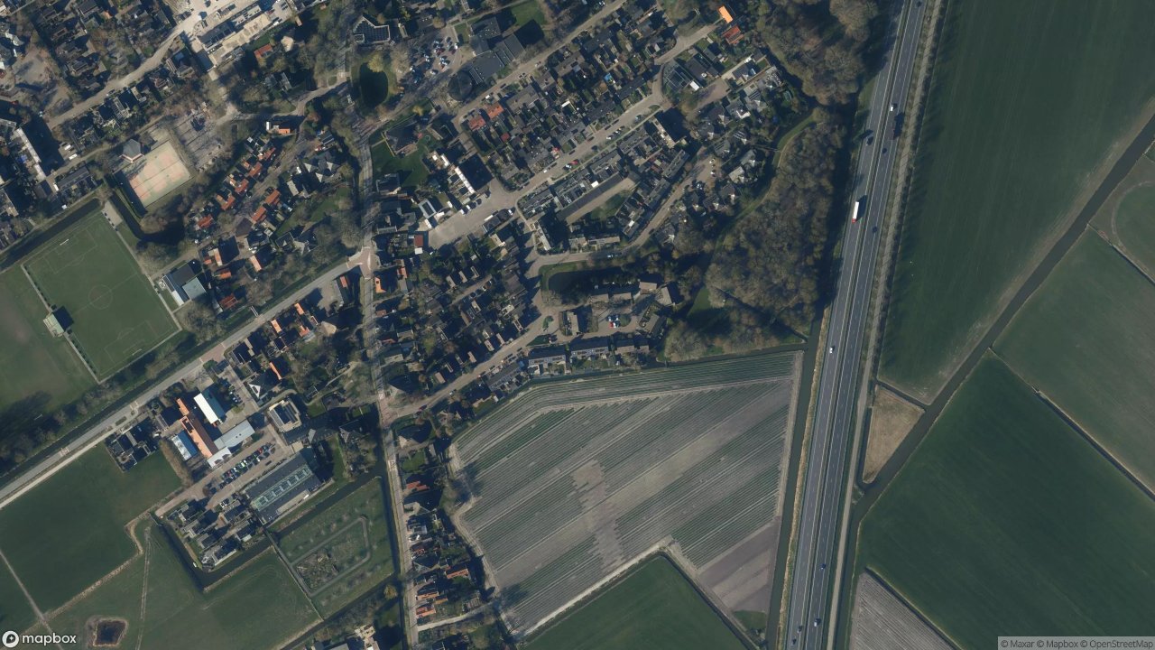 Satellietfoto 1657AL Abbekerk