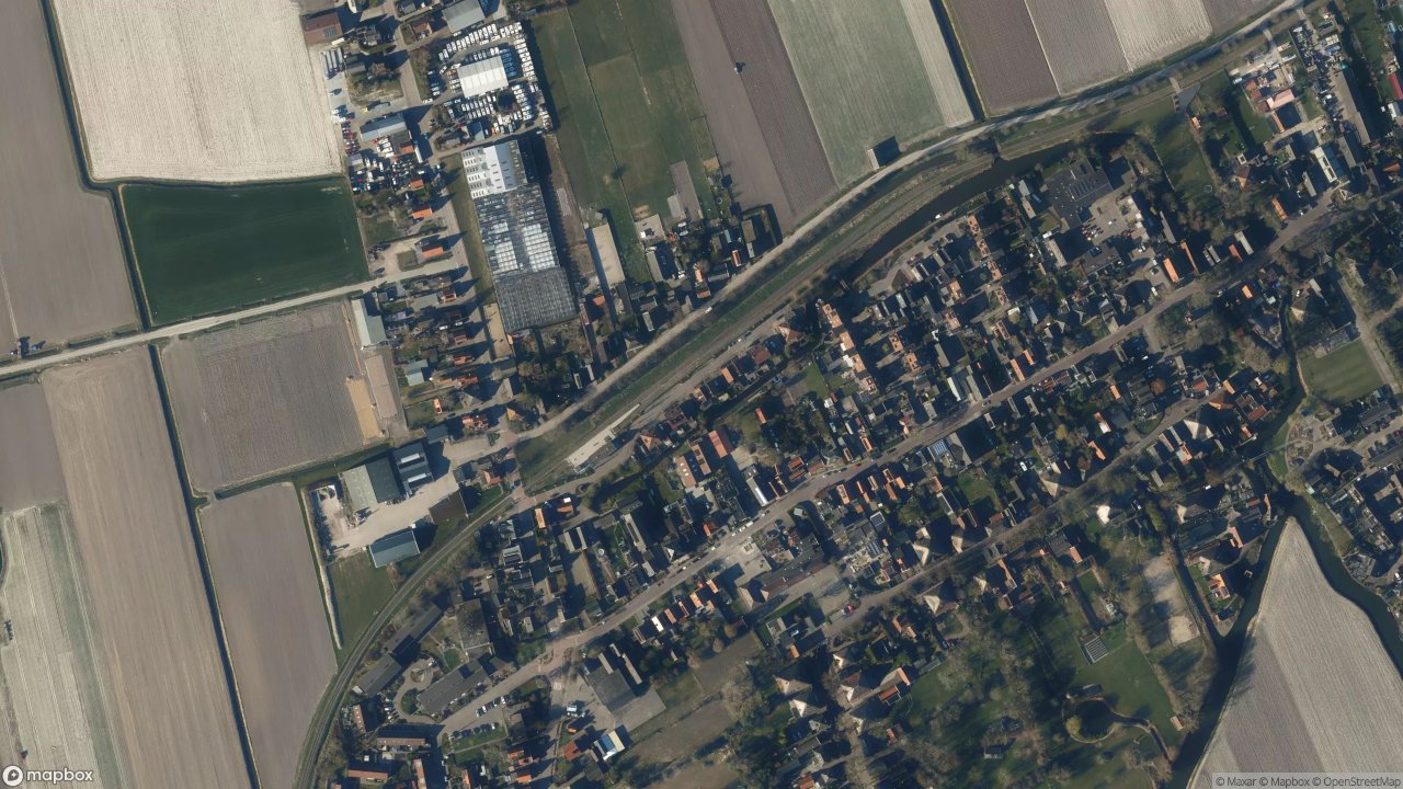 Satellietfoto 1674MZ Opperdoes