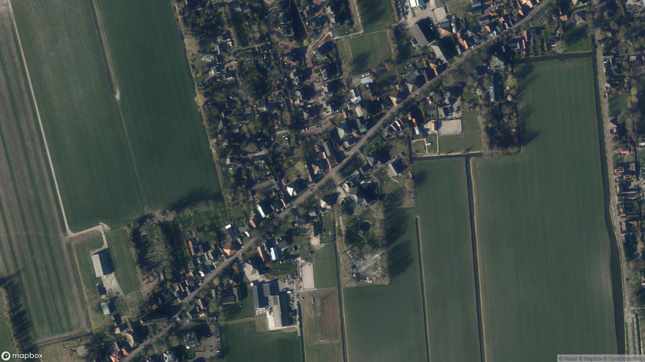 Satellietfoto 1676GK Twisk