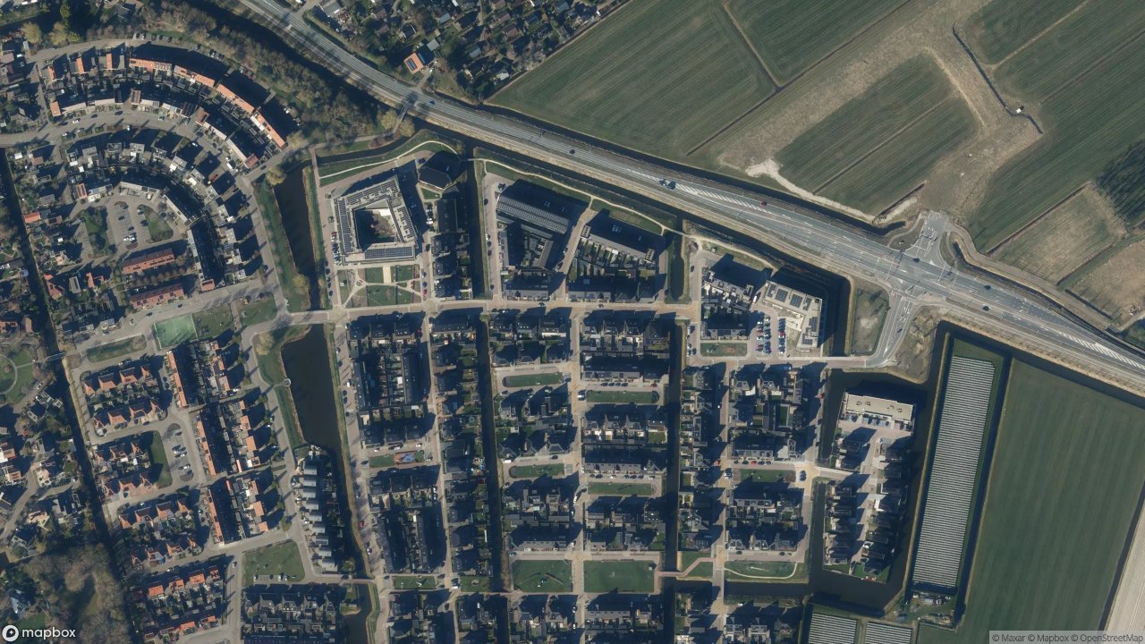 Satellietfoto 1715AD Spanbroek