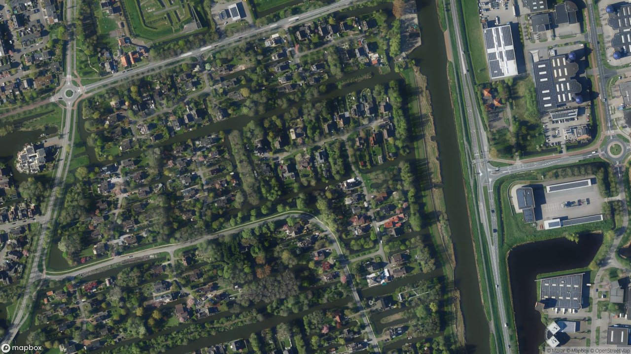 Satellietfoto 1722DD Zuid-Scharwoude