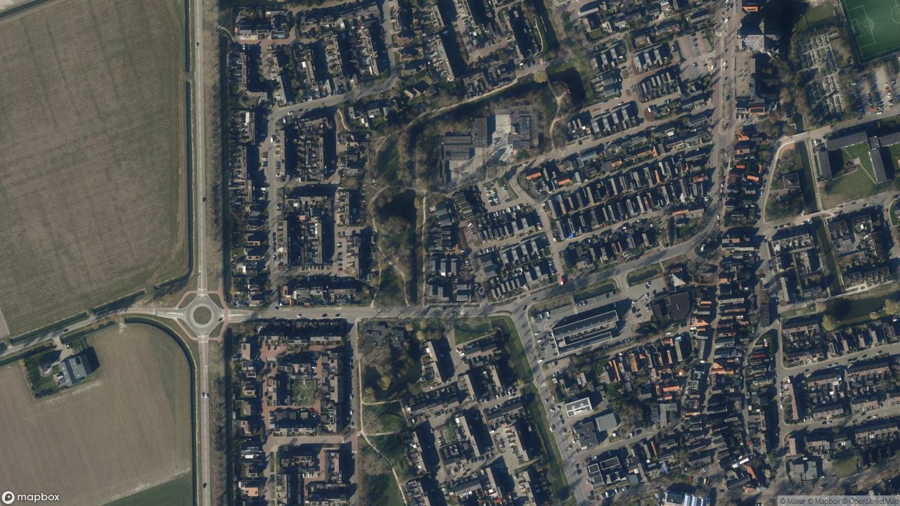 Satellietfoto 1723AG Noord-Scharwoude