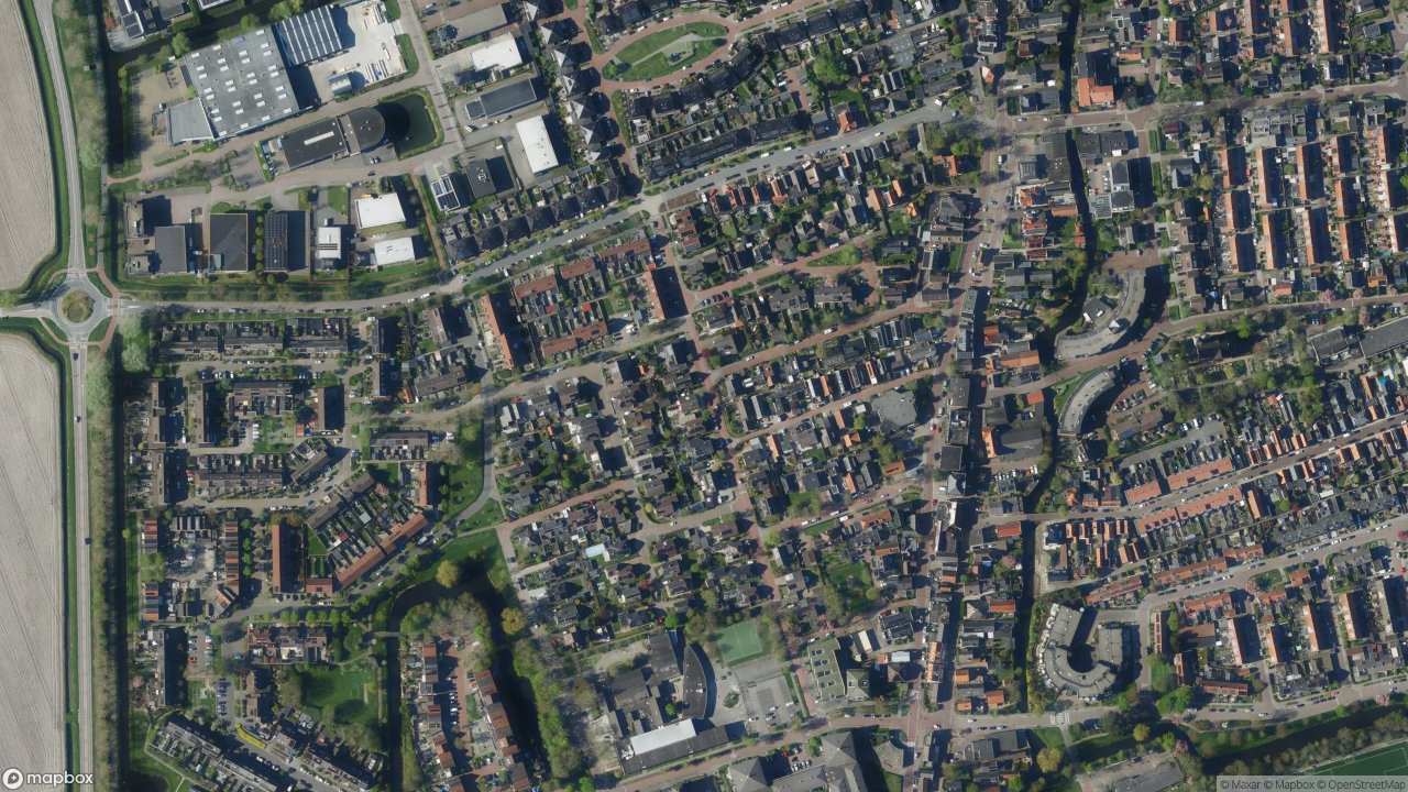 Satellietfoto 1723AJ Noord-Scharwoude