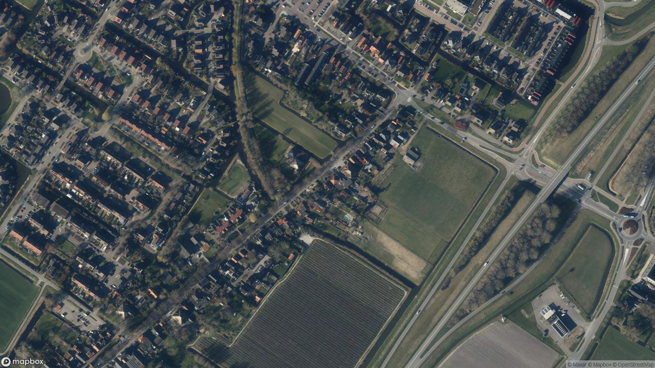 Satellietfoto 1733AD Nieuwe Niedorp