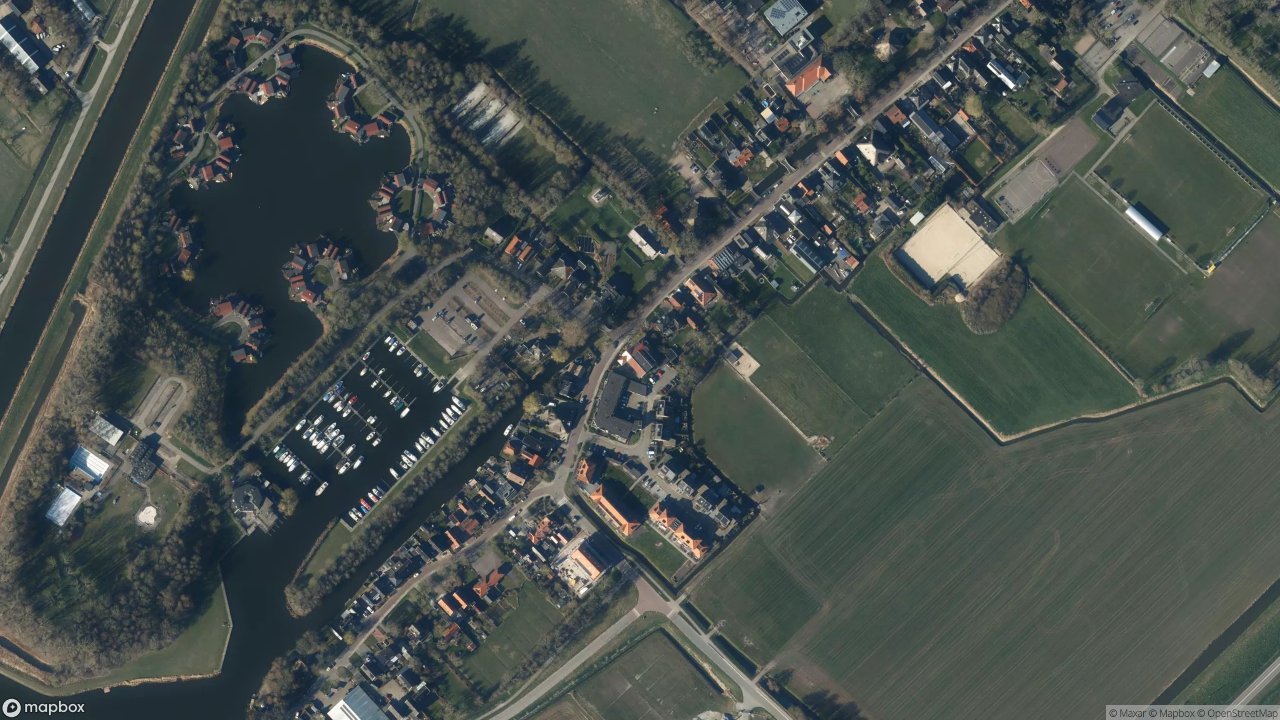 Satellietfoto 1733AL Nieuwe Niedorp