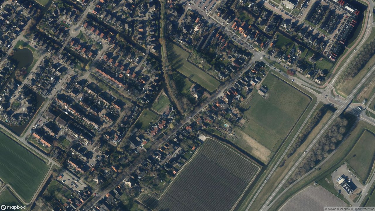 Satellietfoto 1733AM Nieuwe Niedorp