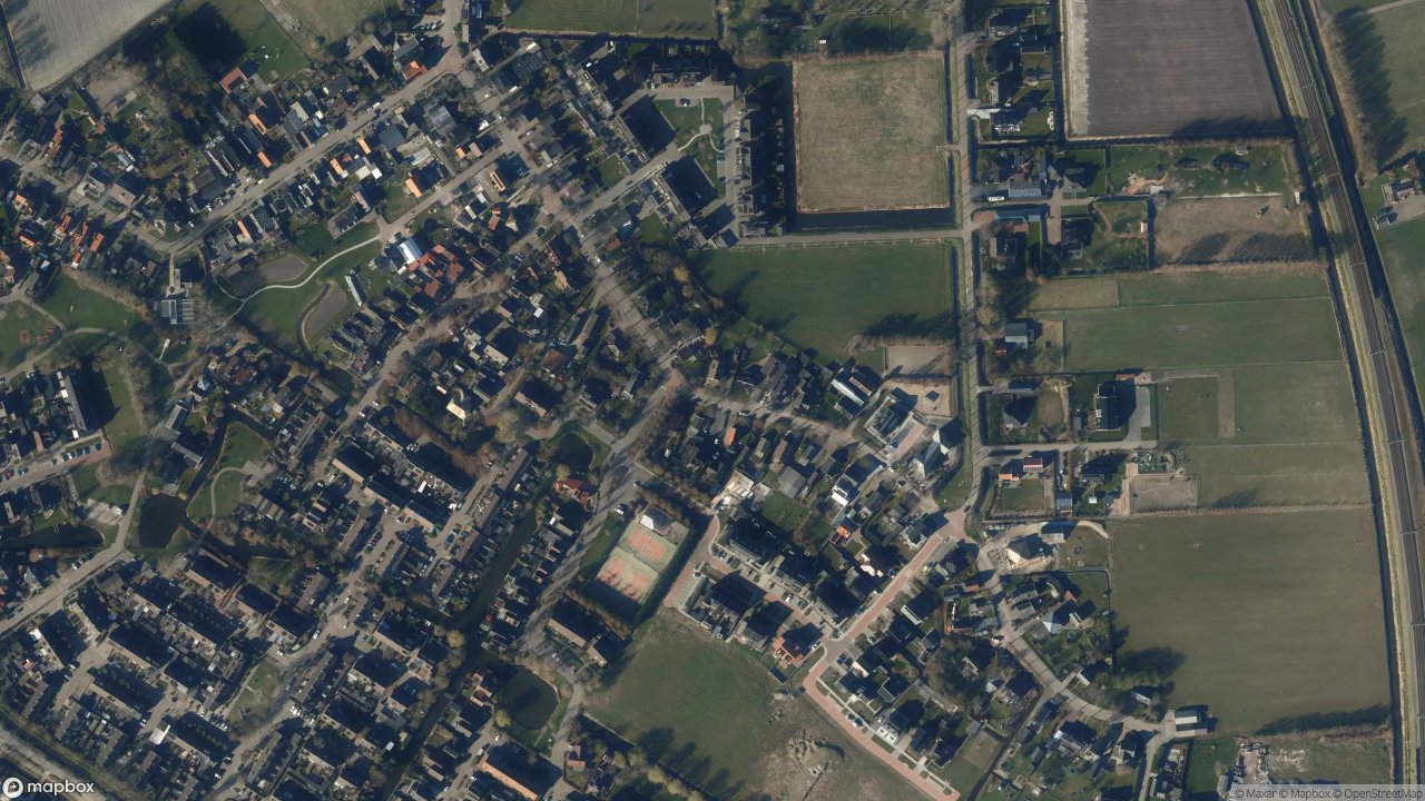 Satellietfoto 1738BE Waarland