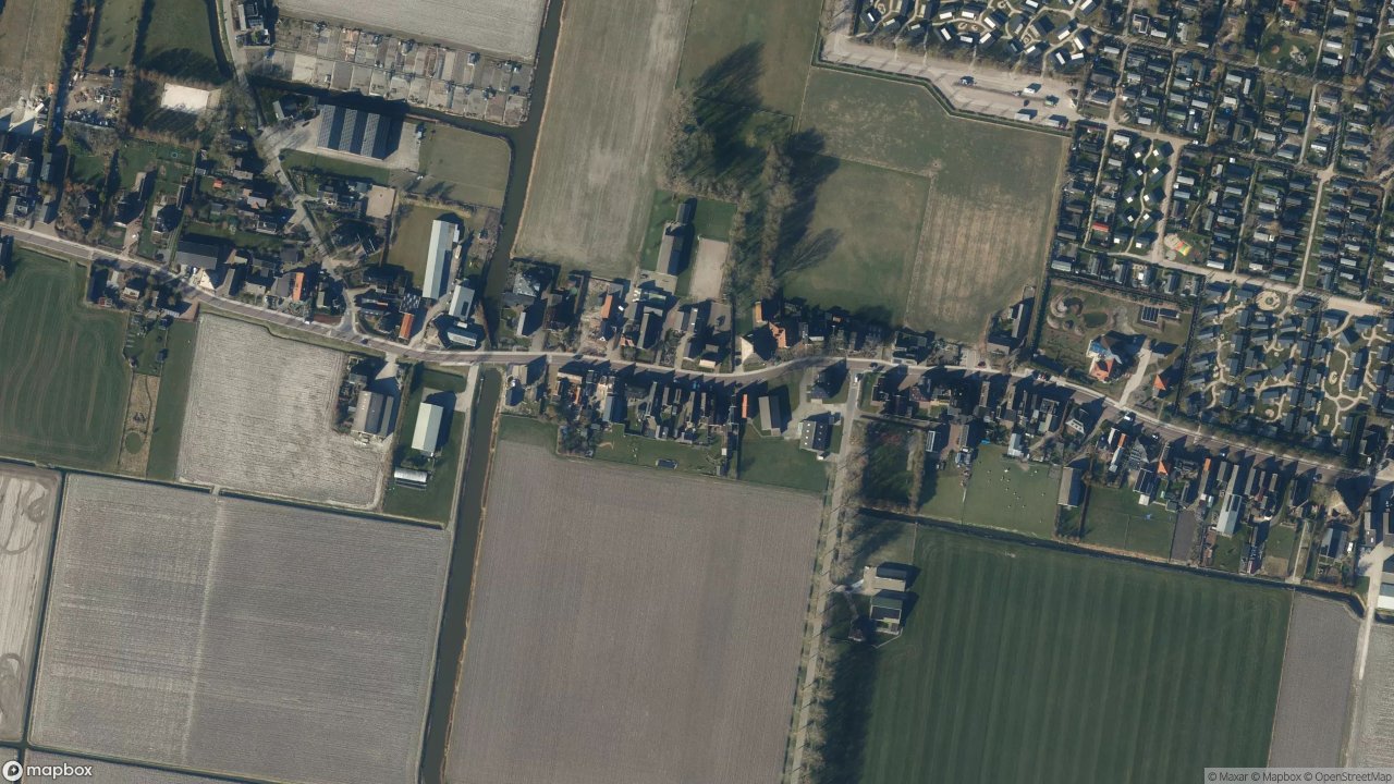 Satellietfoto 1747GK Tuitjenhorn