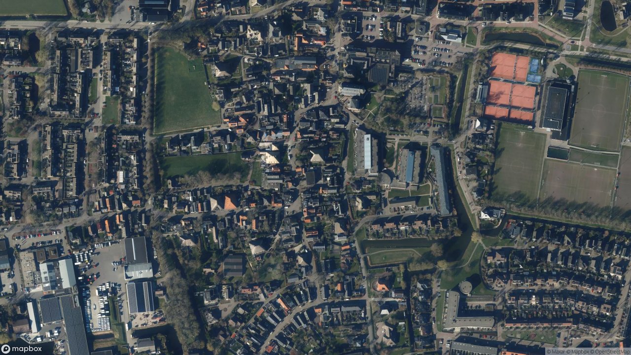 Satellietfoto 1749AD Warmenhuizen