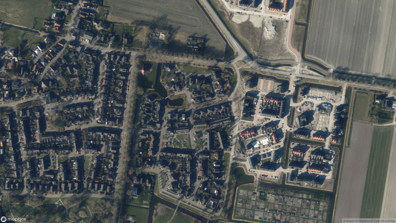 Satellietfoto 1749JS Warmenhuizen