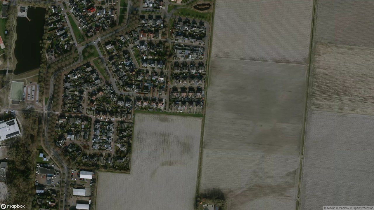 Satellietfoto 1771DG Wieringerwerf