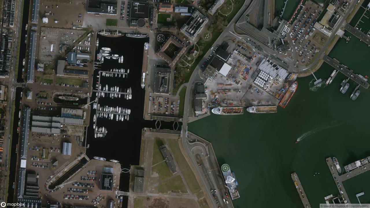 Satellietfoto 1781AC Den Helder