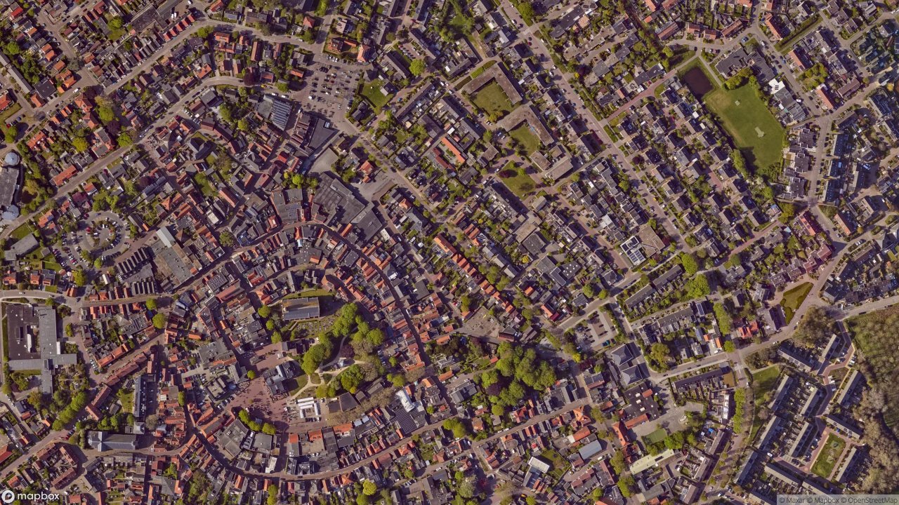 Satellietfoto 1791AM Den Burg