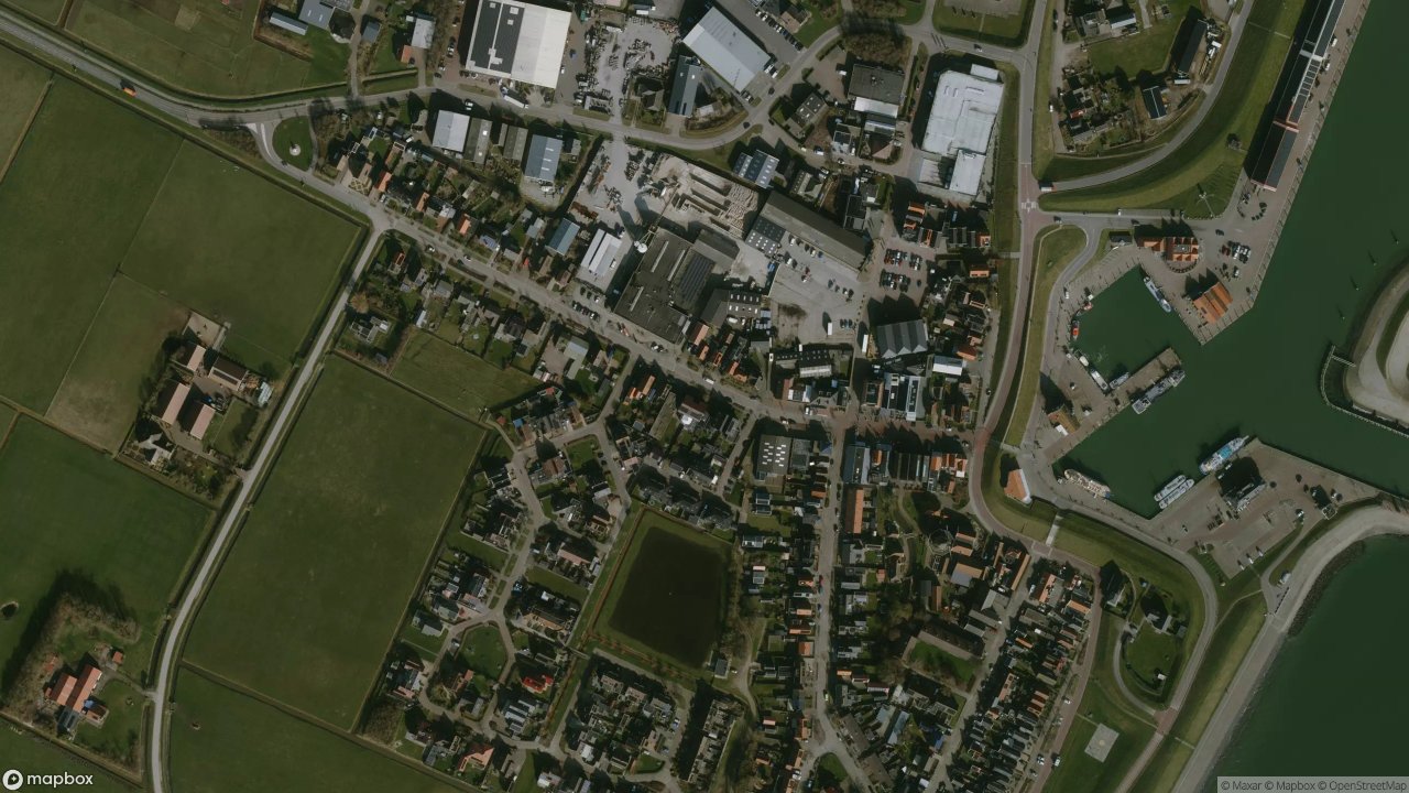 Satellietfoto 1792AA Oudeschild