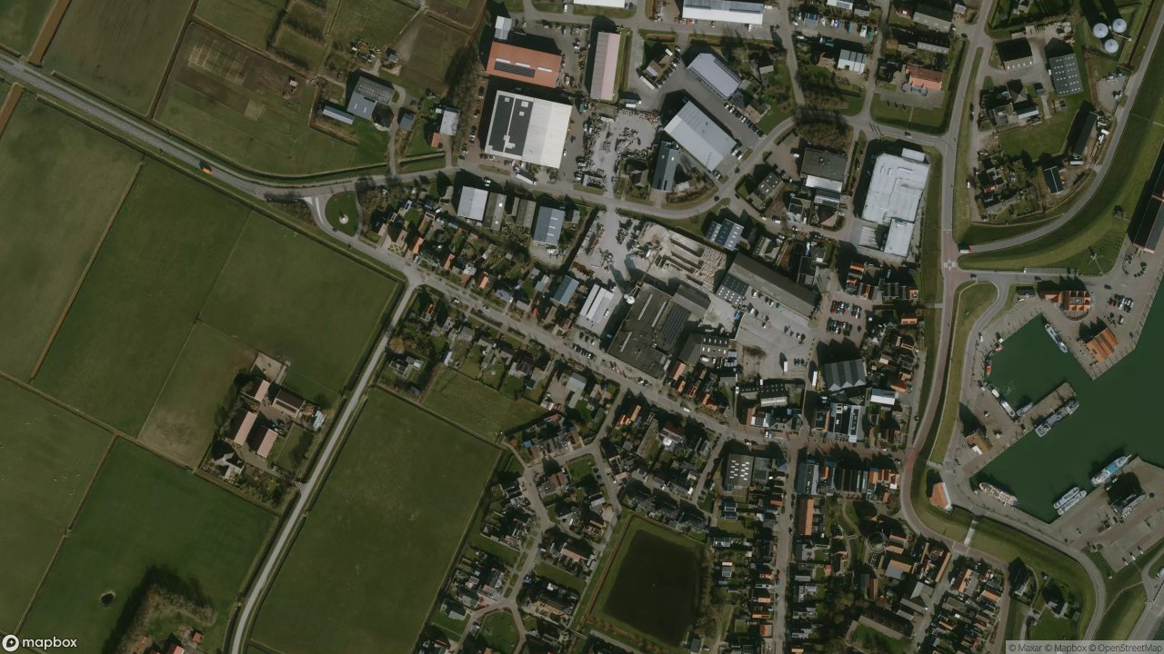 Satellietfoto 1792AC Oudeschild