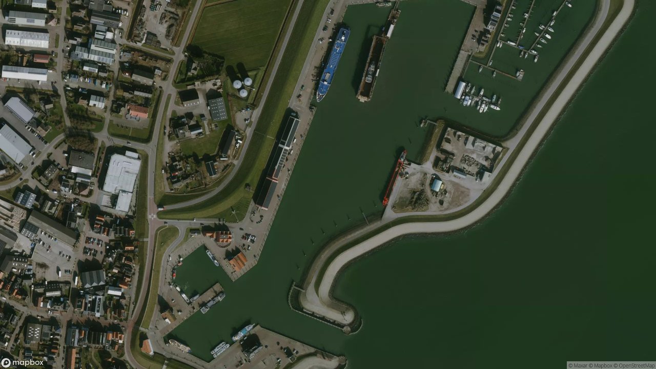 Satellietfoto 1792AE Oudeschild