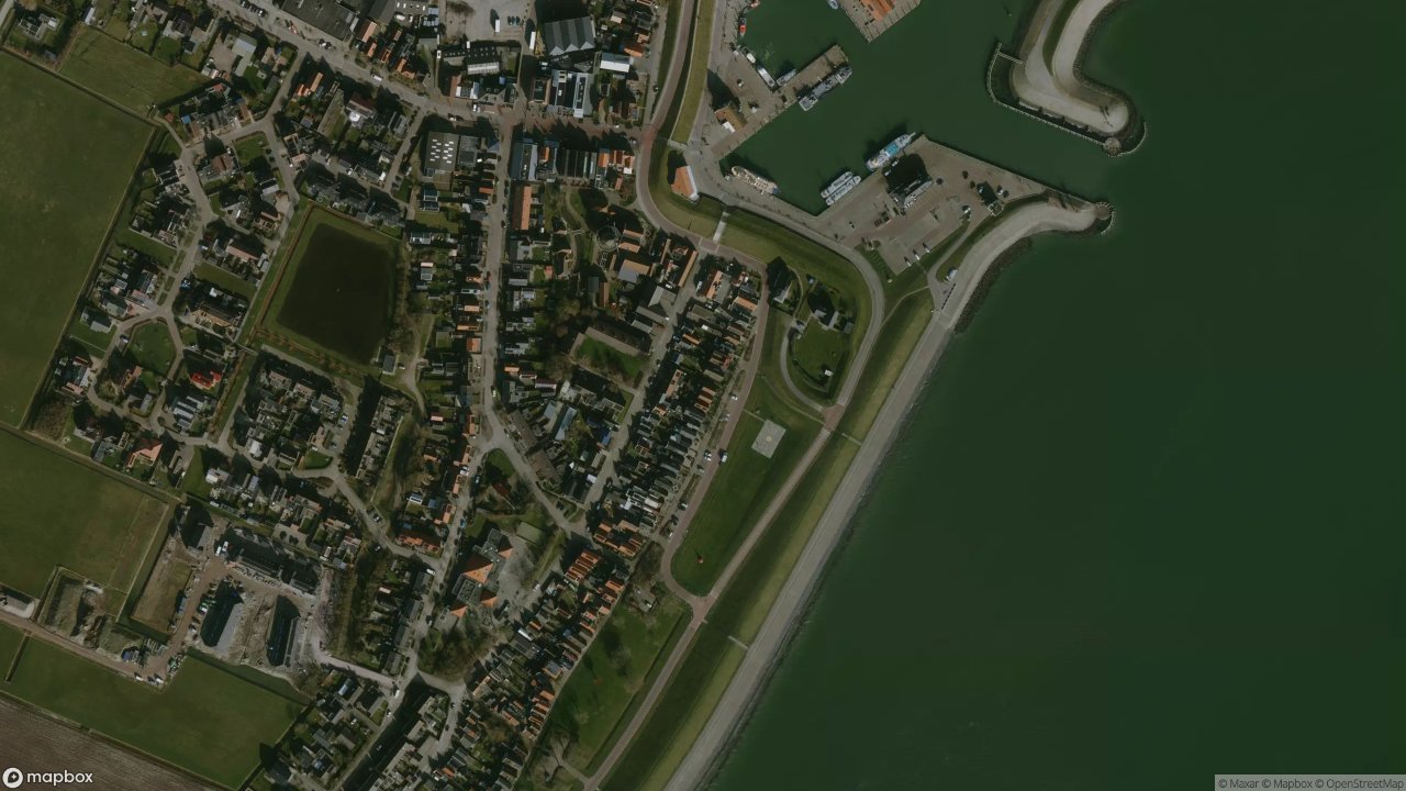 Satellietfoto 1792AG Oudeschild