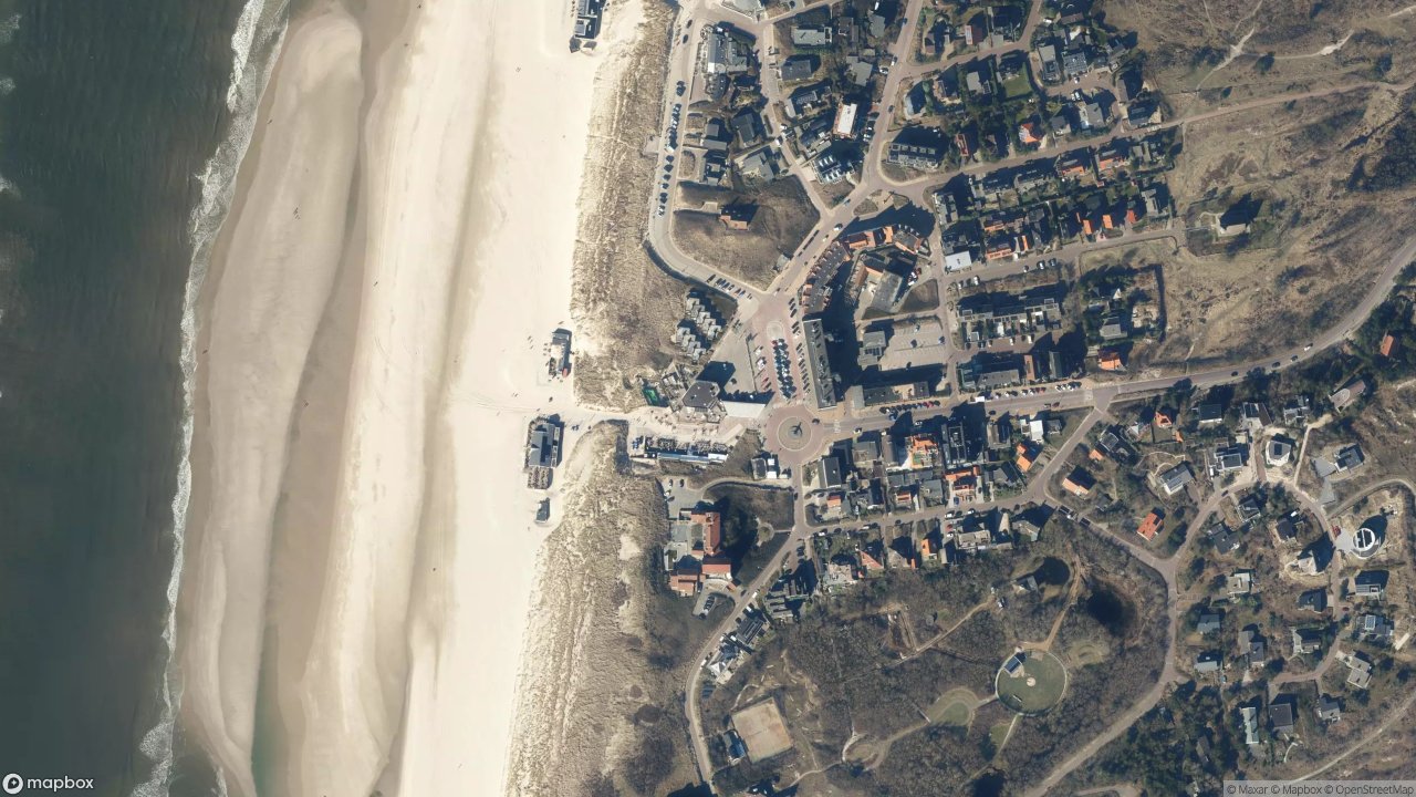 Satellietfoto 1865AP Bergen aan Zee