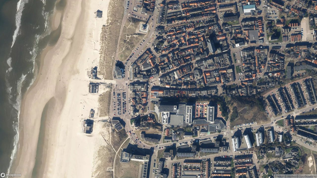 Satellietfoto 1931AD Egmond aan Zee