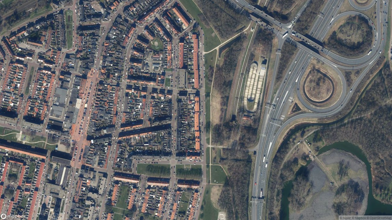 Satellietfoto 1951AD Velsen-Noord