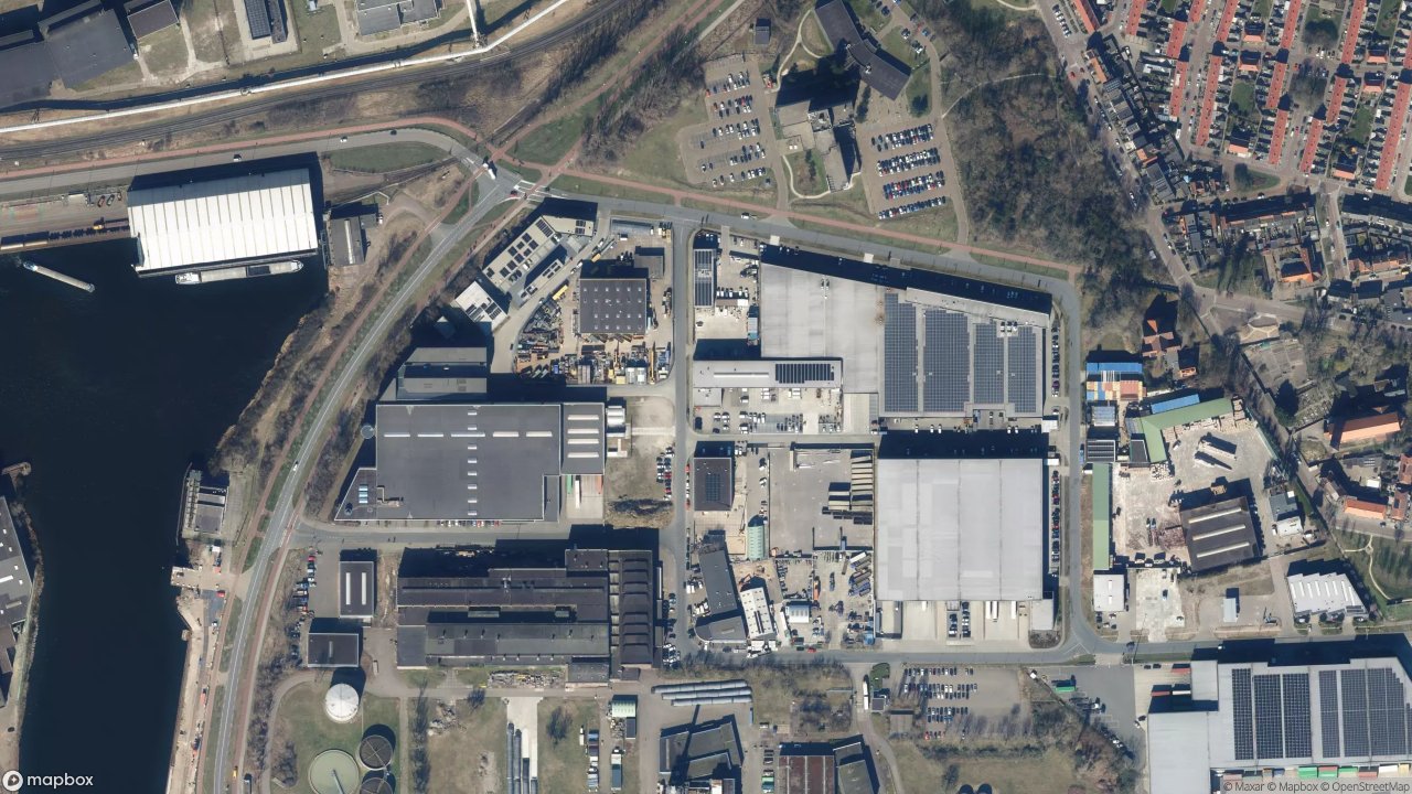 Satellietfoto 1951AL Velsen-Noord