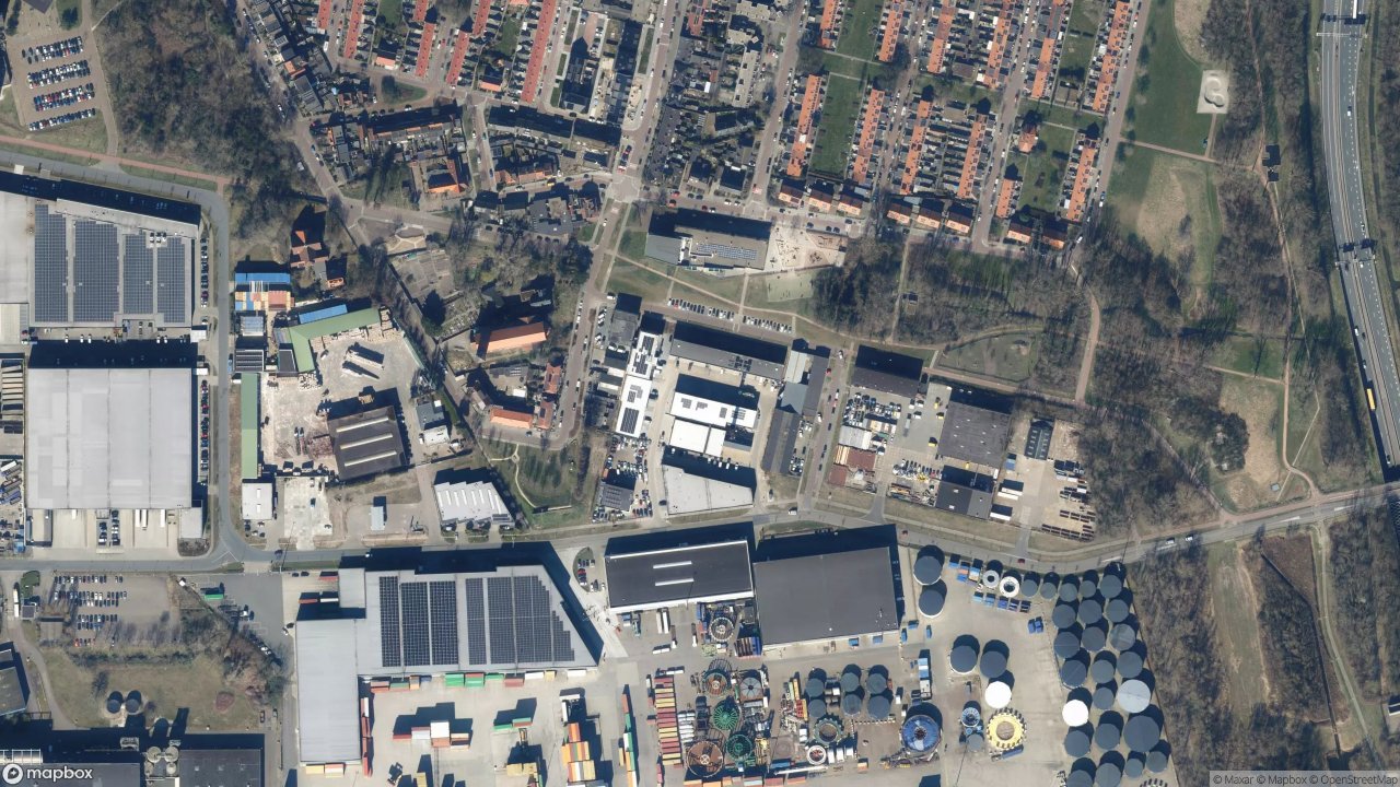 Satellietfoto 1951AV Velsen-Noord