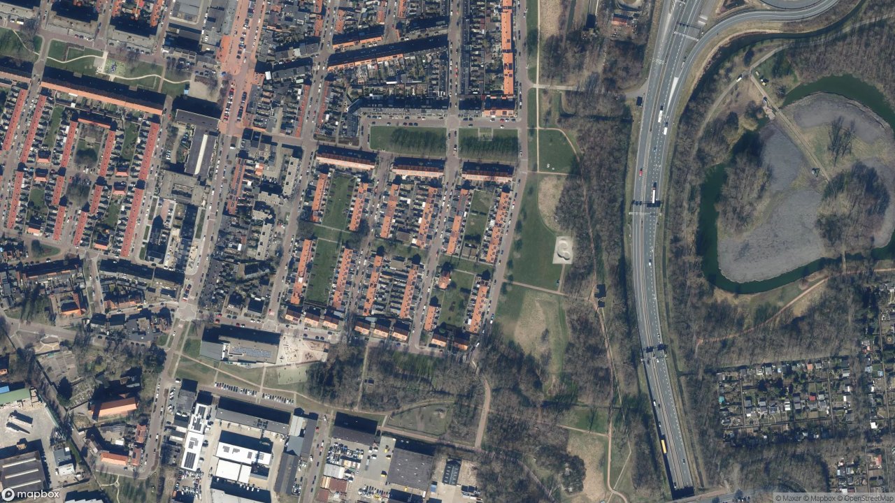 Satellietfoto 1951BC Velsen-Noord