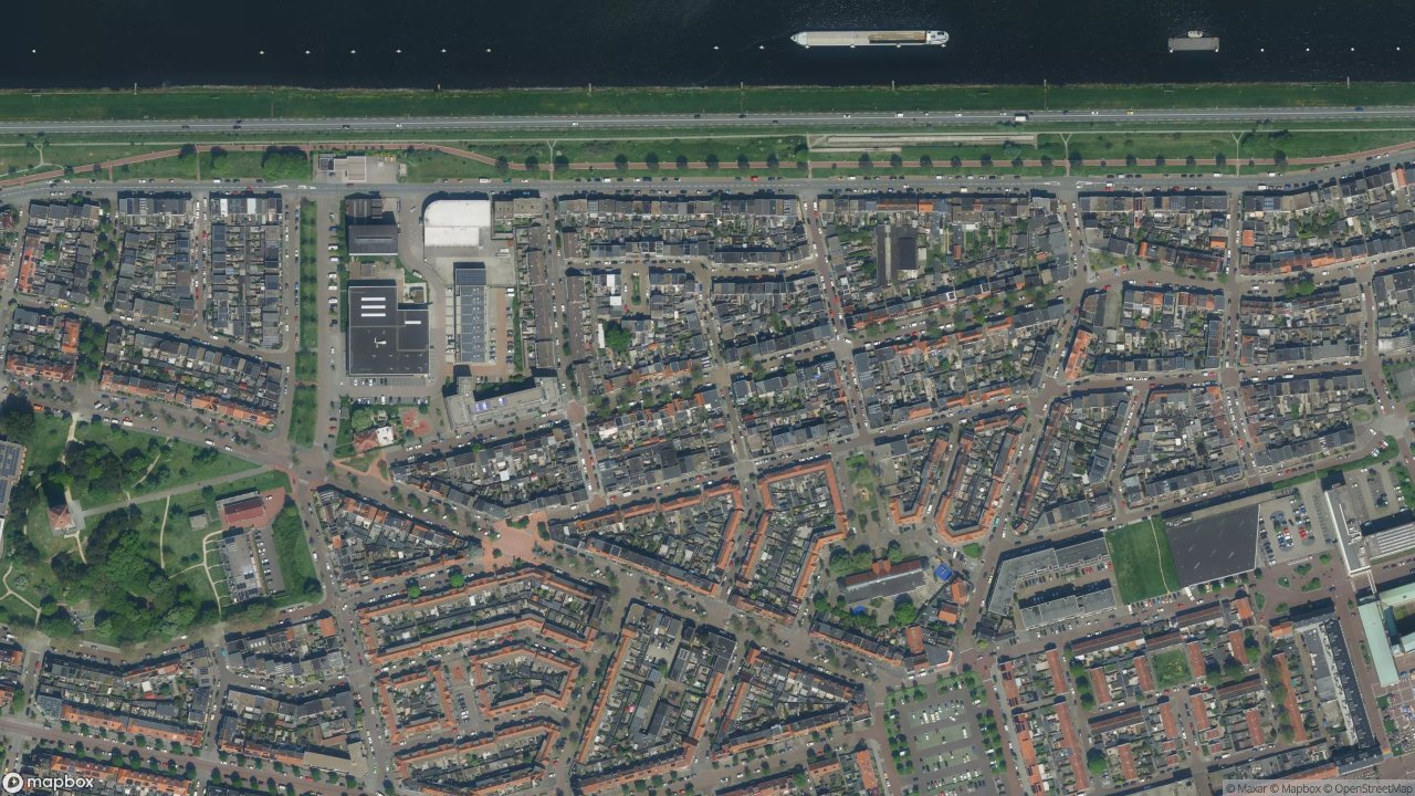 Satellietfoto 1972AD IJmuiden