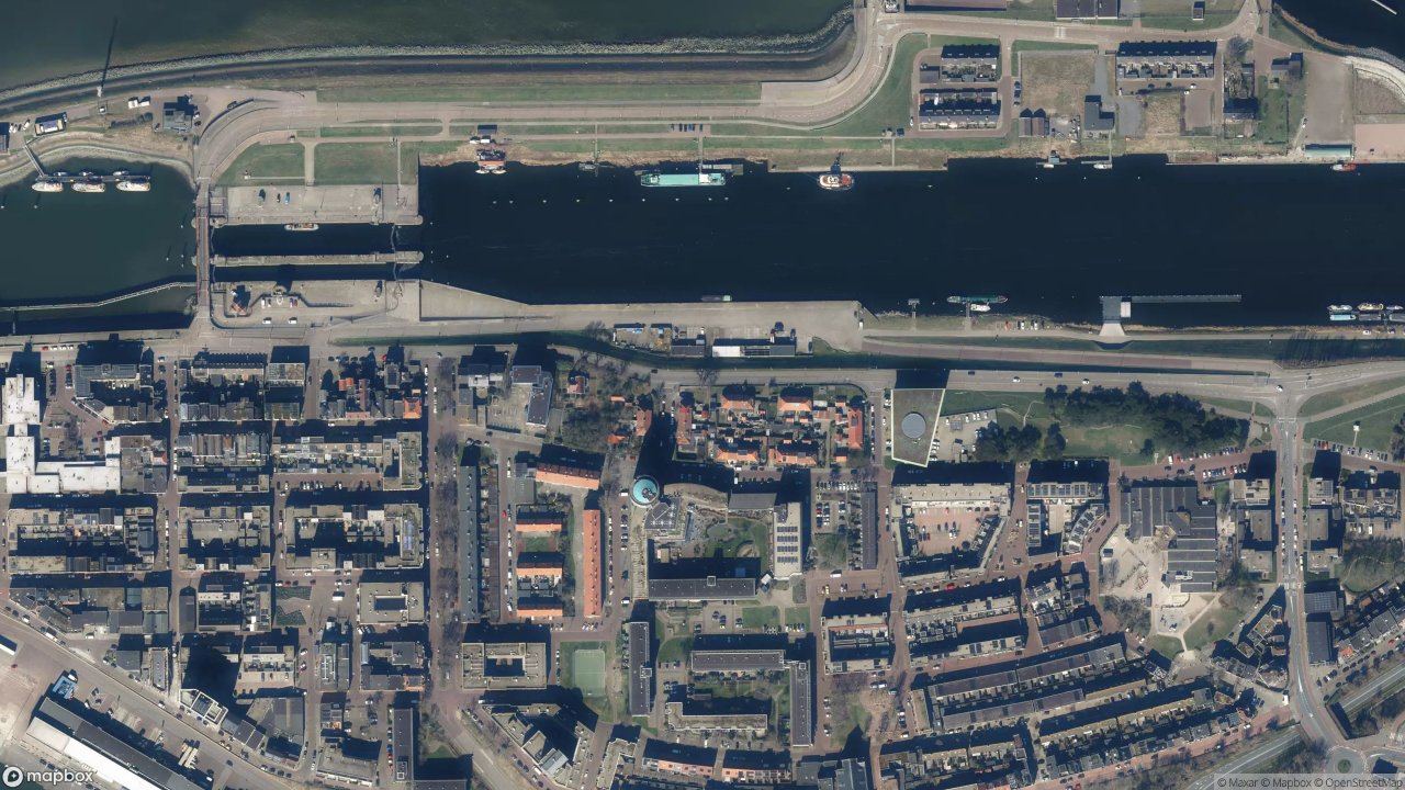 Satellietfoto 1975AJ IJmuiden