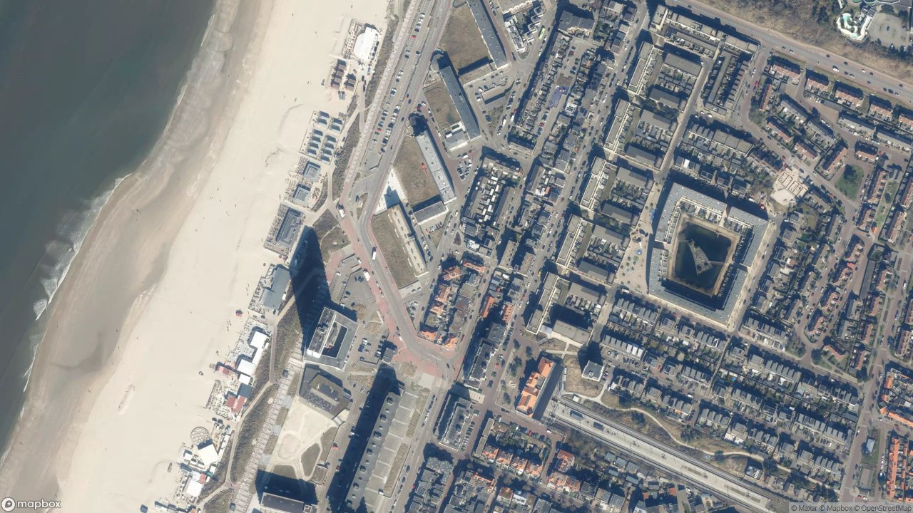 Satellietfoto 2041HC Zandvoort