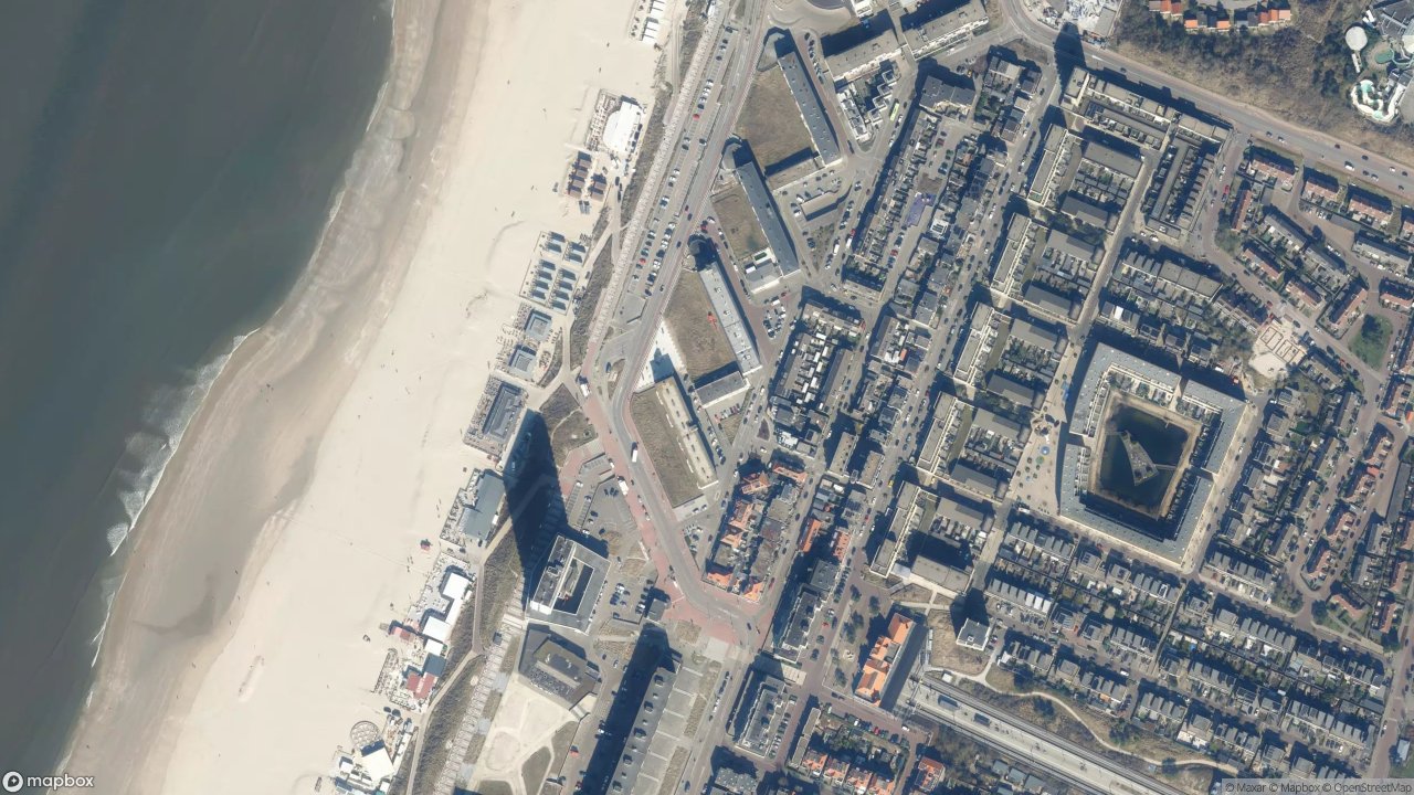 Satellietfoto 2041HG Zandvoort