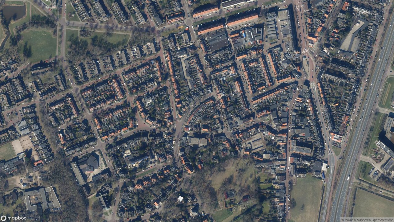 Satellietfoto 2071AS Santpoort-Noord