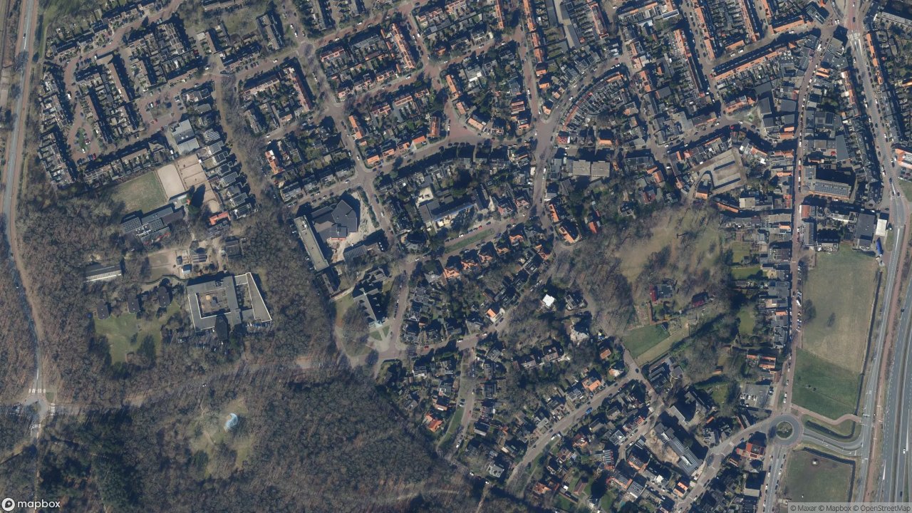 Satellietfoto 2071AZ Santpoort-Noord