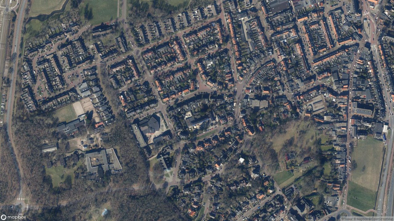 Satellietfoto 2071BB Santpoort-Noord