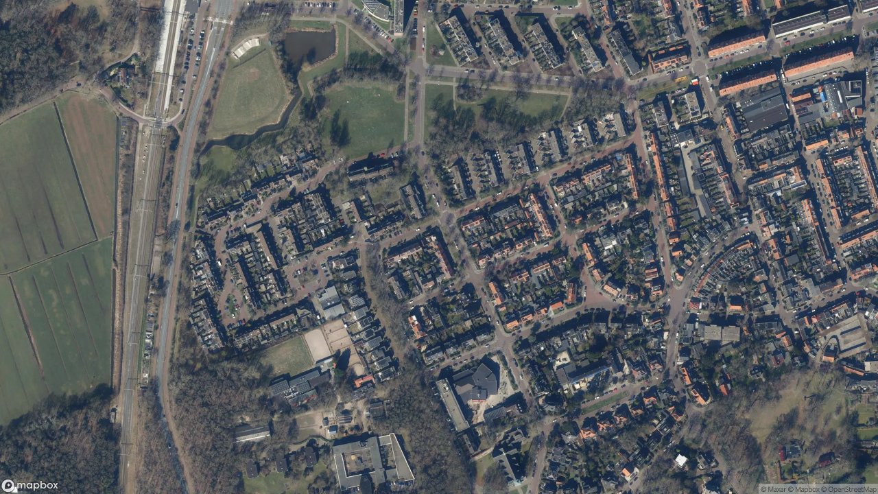 Satellietfoto 2071BG Santpoort-Noord