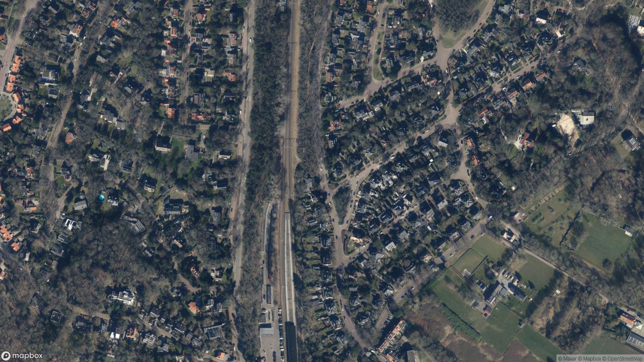 Satellietfoto 2082HB Santpoort-Zuid